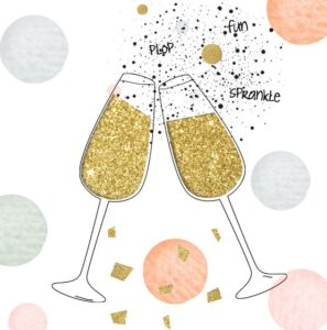 Luxe cadeau voor vrouw - Bubbels, Goud en Rose goud. Heerlijk genieten bij kaarslicht  met een bubbel, wine gums en prosecco showergel