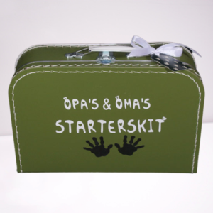 Starterskit voor Opa en Oma met logeerkoffertje