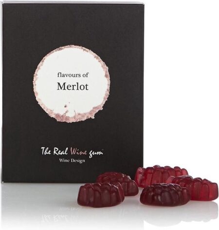 Luxe geschenken met Merlot wijn en Merlot wine gums
