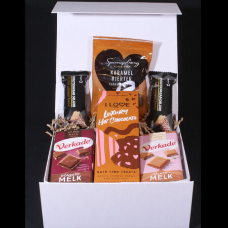Speciaal Chocoladepakket - I Love Luxury Chocolate. Chocolade om te smullen en chocolade om te badderen. Wat een genot is dit chocoladepakket