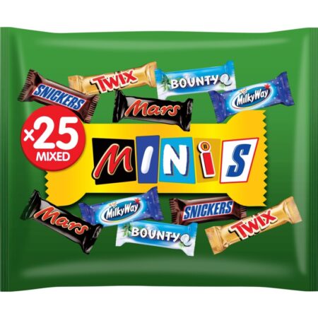 Gevulde snoeppot met mini's.