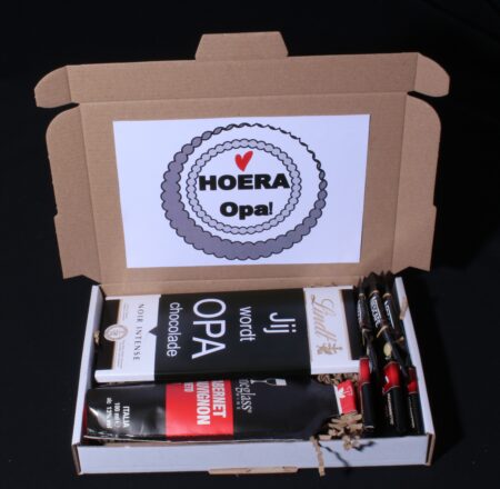 Brievenbus cadeautje Hoera jij wordt Opa