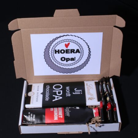 Brievenbus cadeautje Hoera jij wordt Opa