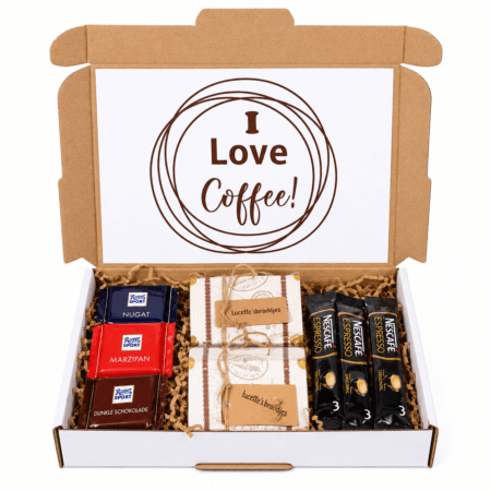 Koffiecadeautje door de brievenbus – I Love coffee