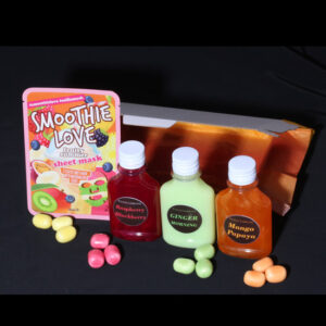 Fruitige verwennerij per post versturen - fris en fruitig. Een pakketje met heerlijke Treaclemoon showergels in fruitige geuren
