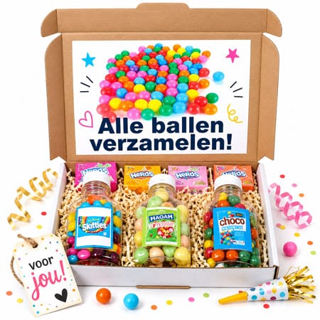 Kind – Brievenbus pakketje voor kinderen – Alle ballen verzamelen