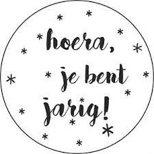 Verjaardagscadeau voor vriending of moeder. Hoera jij bent jarig