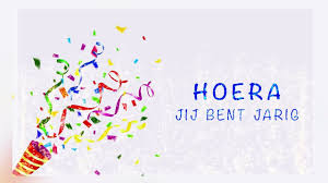 Verjaardagskadootje vrouw hoera jij bent jarig
