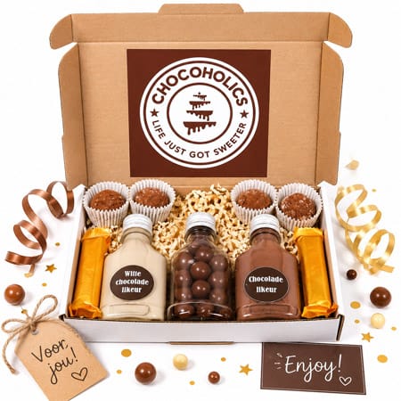 Chocolade pakket door de brievenbus – voor de chocoholic