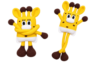 Geboortepakketje door de brievenbus - Girafje