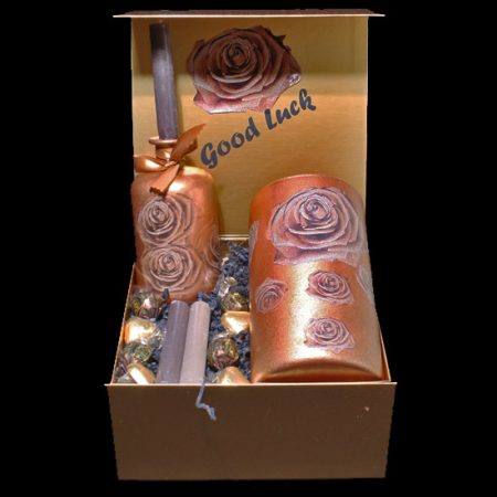 Gouden cadeaubox - Good Luck - Eyecatcher. Een prachtig cadeau voor gouden huwelijk, huwelijk, verjaardag of zomaar iemand verrassen