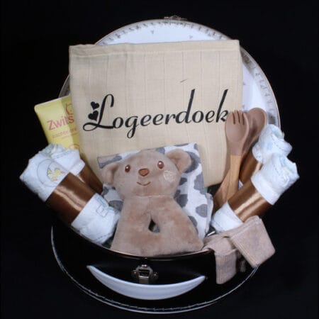 Een eigen logeerkoffertje om te geven aan Opa, Oma, Peettante, vriendin.