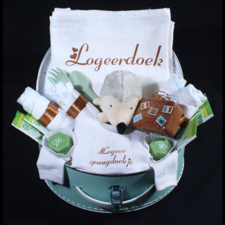 Opa en Oma cadeau - Logeerkoffertje - Logeren bij Opa en Oma. Wat zullen Opa en Oma blij zijn met dit leuke en handige cadeau.