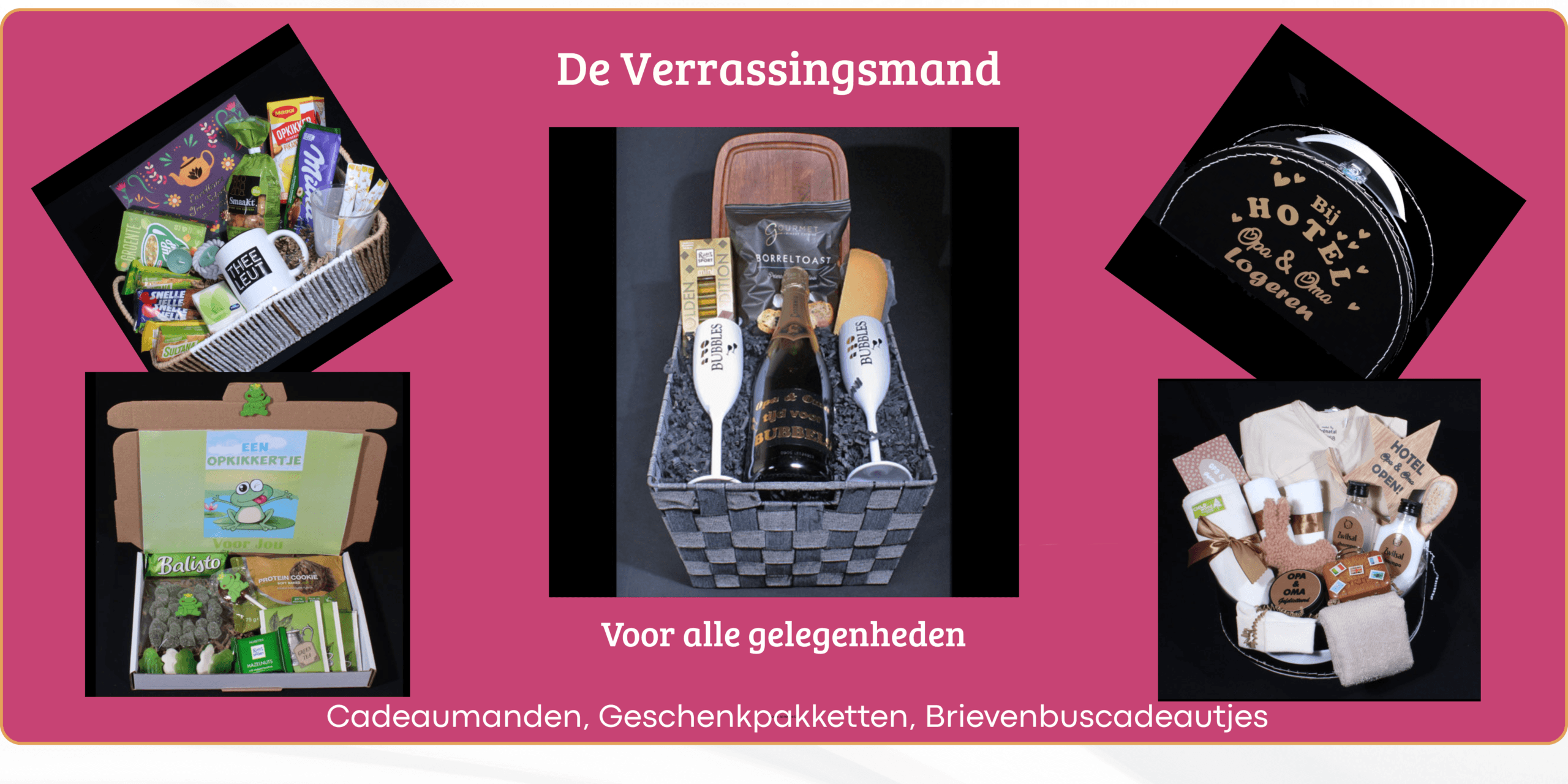 Gold and White Simple Abstract Banner Landscape(2)