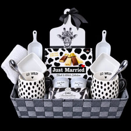 Huwelijks geschenkmand – Genietmomentjes voor Twee