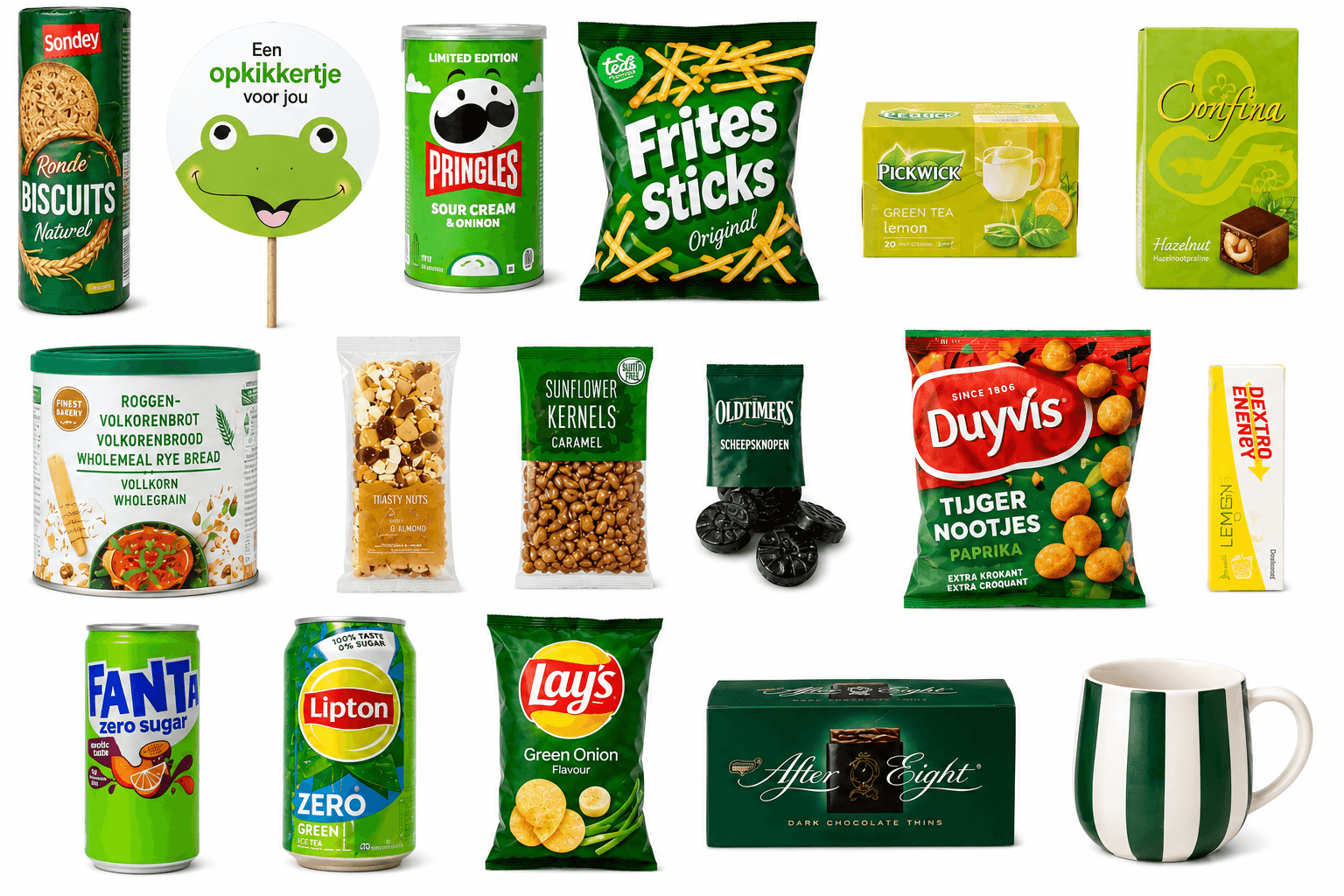 Beterschap opkikkermand vol lekkernijen