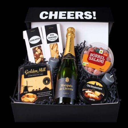 Luxe borrelpakket Cheers, geniet van deze heerlijke smaakbeleving